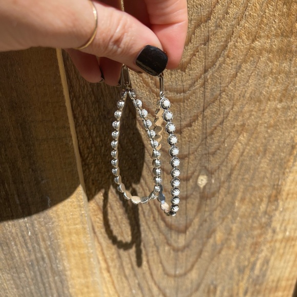 Goldie Lew White Betsy Teardrop Earrings